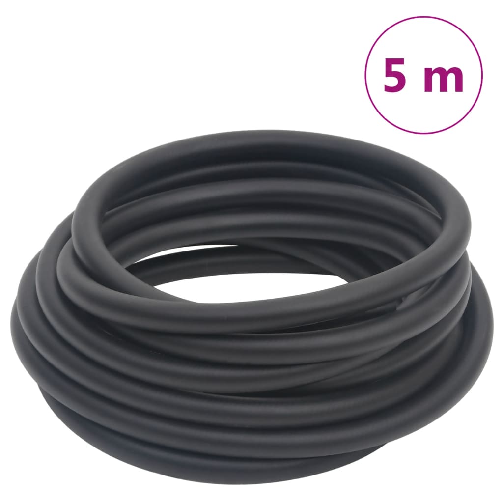 Hybrid rubber and PVC air hose black 15 mm 10 m