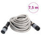 Manguera jardín pulverizador acero inoxidable plata 14mm 22,5 m