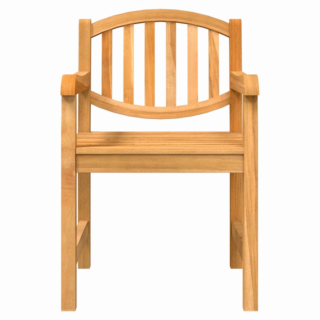 Sillas de jardín 2 unidades madera maciza de teca 58x59x88 cm