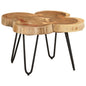 Mesa de centro 4 troncos madeira maciça acácia 36 cm