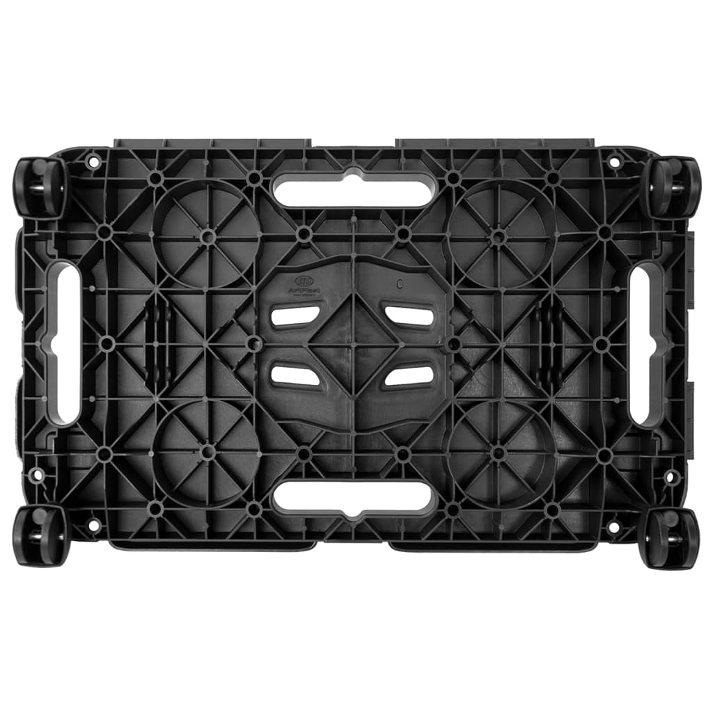 Carro de transporte polipropileno negro 200 kg