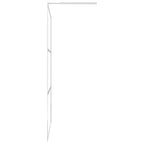 Mampara ducha con estante vidrio ESG aluminio cromado 100x195cm