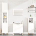 Conjunto de muebles de baño 3 piezas color roble Sonoma