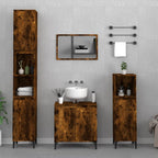 Conjunto de muebles de baño 3 piezas color roble Sonoma