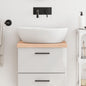 Encimera de baño madera maciza de haya 100x50x1,5 cm