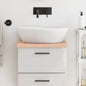 Encimera de baño madera maciza de haya 100x50x1,5 cm