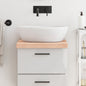 Encimera de baño madera maciza de haya 100x50x1,5 cm