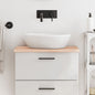 Encimera de baño madera maciza de haya 100x50x1,5 cm