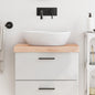 Encimera de baño madera maciza de haya 100x50x1,5 cm