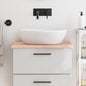 Encimera de baño madera maciza de haya 100x50x1,5 cm
