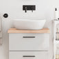 Encimera de baño madera maciza de haya 100x50x1,5 cm