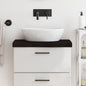 Solid beech wood bathroom countertop 100x50x1.5 cm