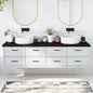Solid beech wood bathroom countertop 100x50x1.5 cm