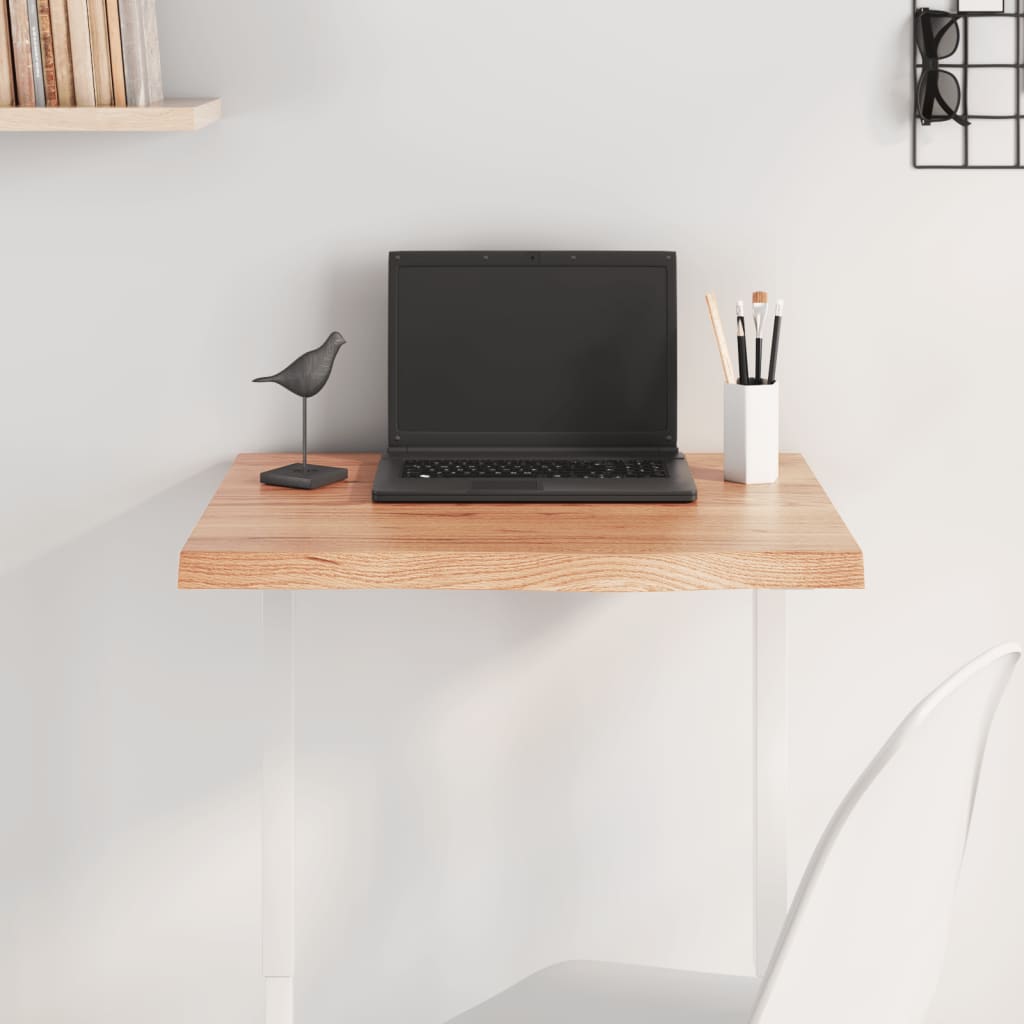Tablero de mesa rectangular acacia borde vivo 40x40x2,5 cm