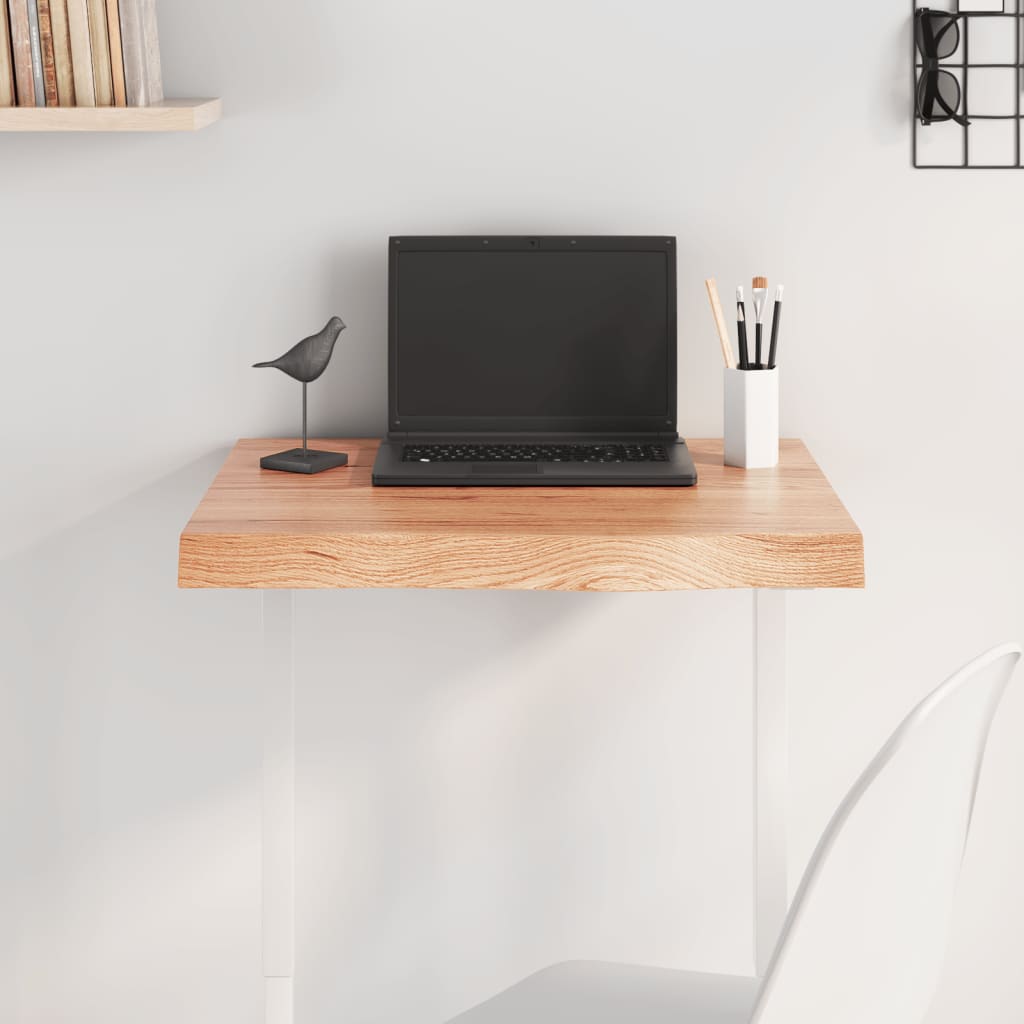 Tablero de mesa rectangular acacia borde vivo 40x40x2,5 cm