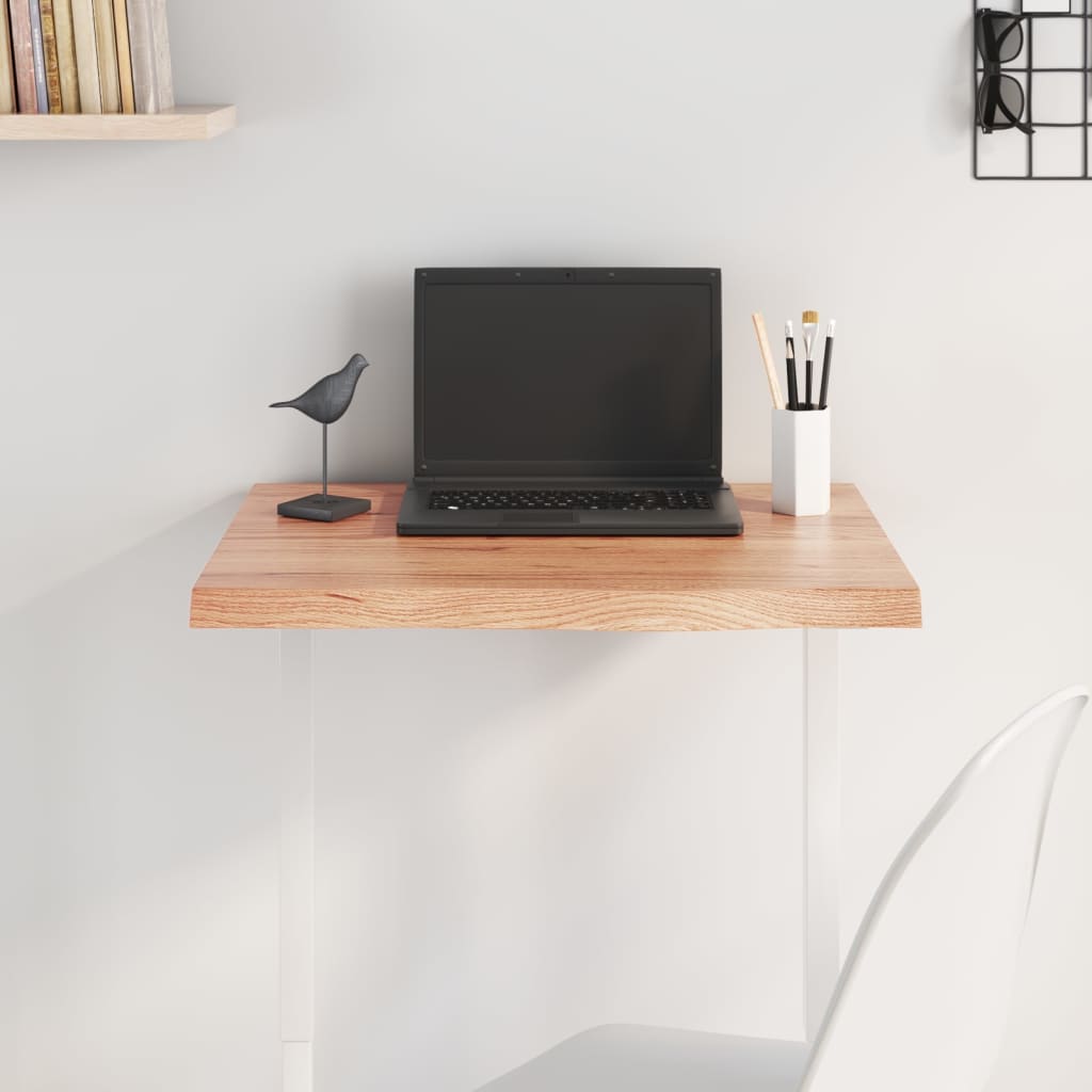 Tablero de mesa rectangular acacia borde vivo 40x40x2,5 cm