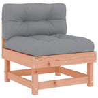 Juego de muebles jardín 10 pzas y cojines madera abeto Douglas
