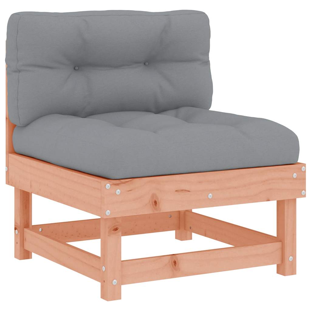 Juego de muebles jardín 10 pzas y cojines madera abeto Douglas