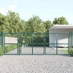 Puerta de jardín de malla color antracita 300 x 125 cm acero galvanizado