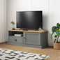 Mueble de TV con cajones ALTA madera maciza pino 100x35x41 cm