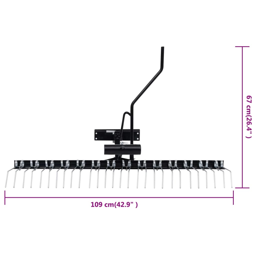 Escarificador para tractor cortacésped 109 cm