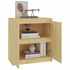 Armario auxiliar de madera maciza de pino 60x36x65 cm