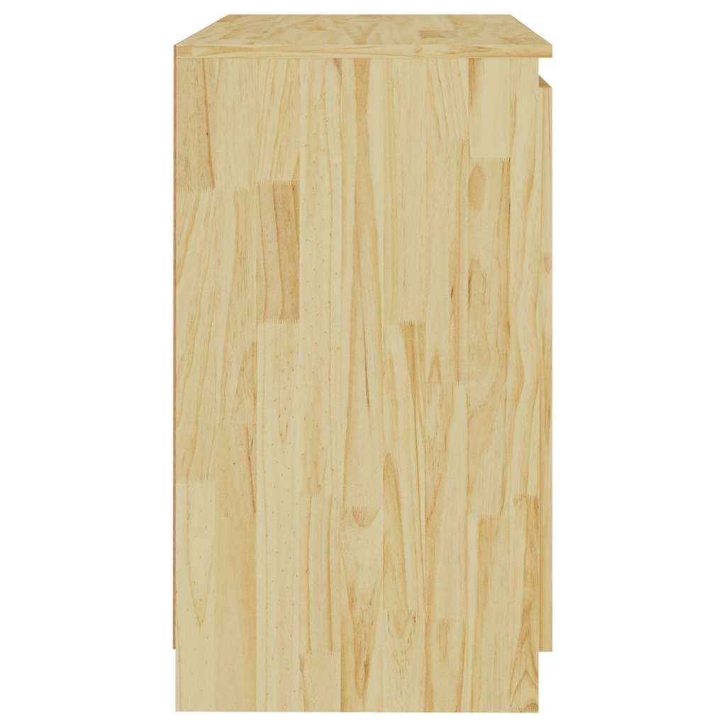 Armario auxiliar de madera maciza de pino 60x36x65 cm