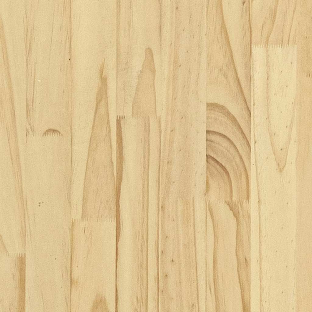 Armario auxiliar de madera maciza de pino 60x36x65 cm