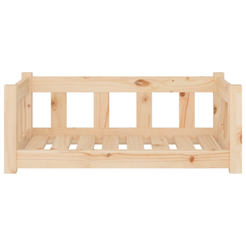 Cama para perros 75,5x55,5x28 cm Madera maciza de pino