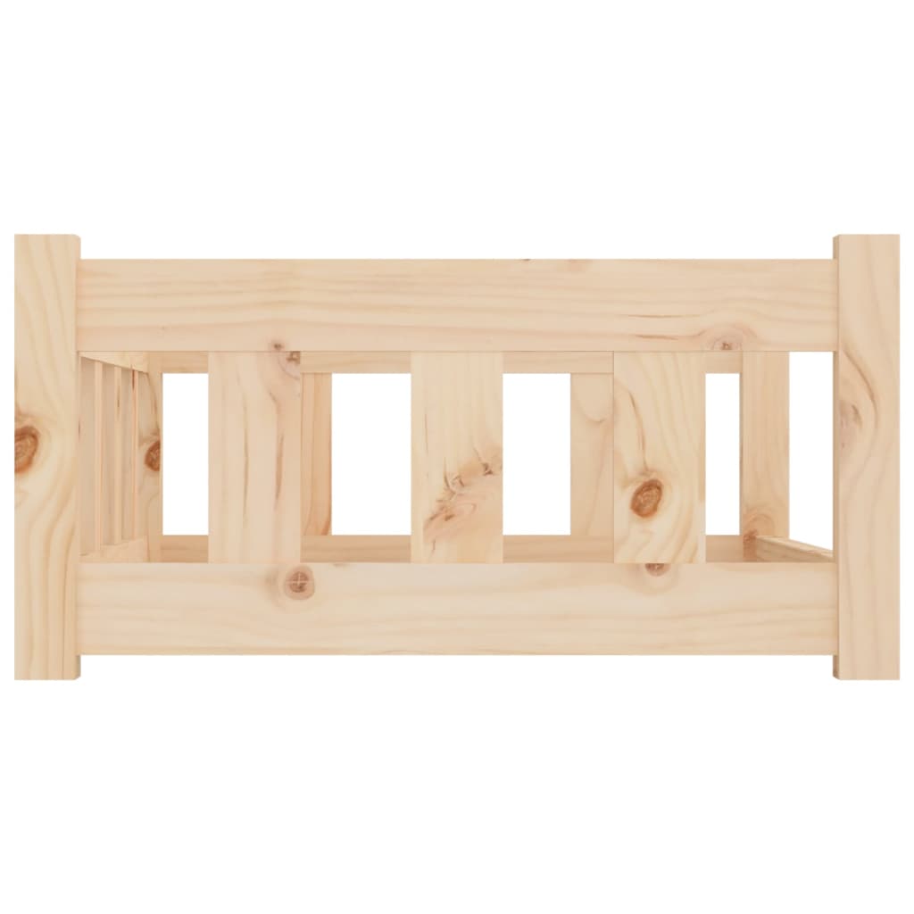 Cama para perros 75,5x55,5x28 cm Madera maciza de pino