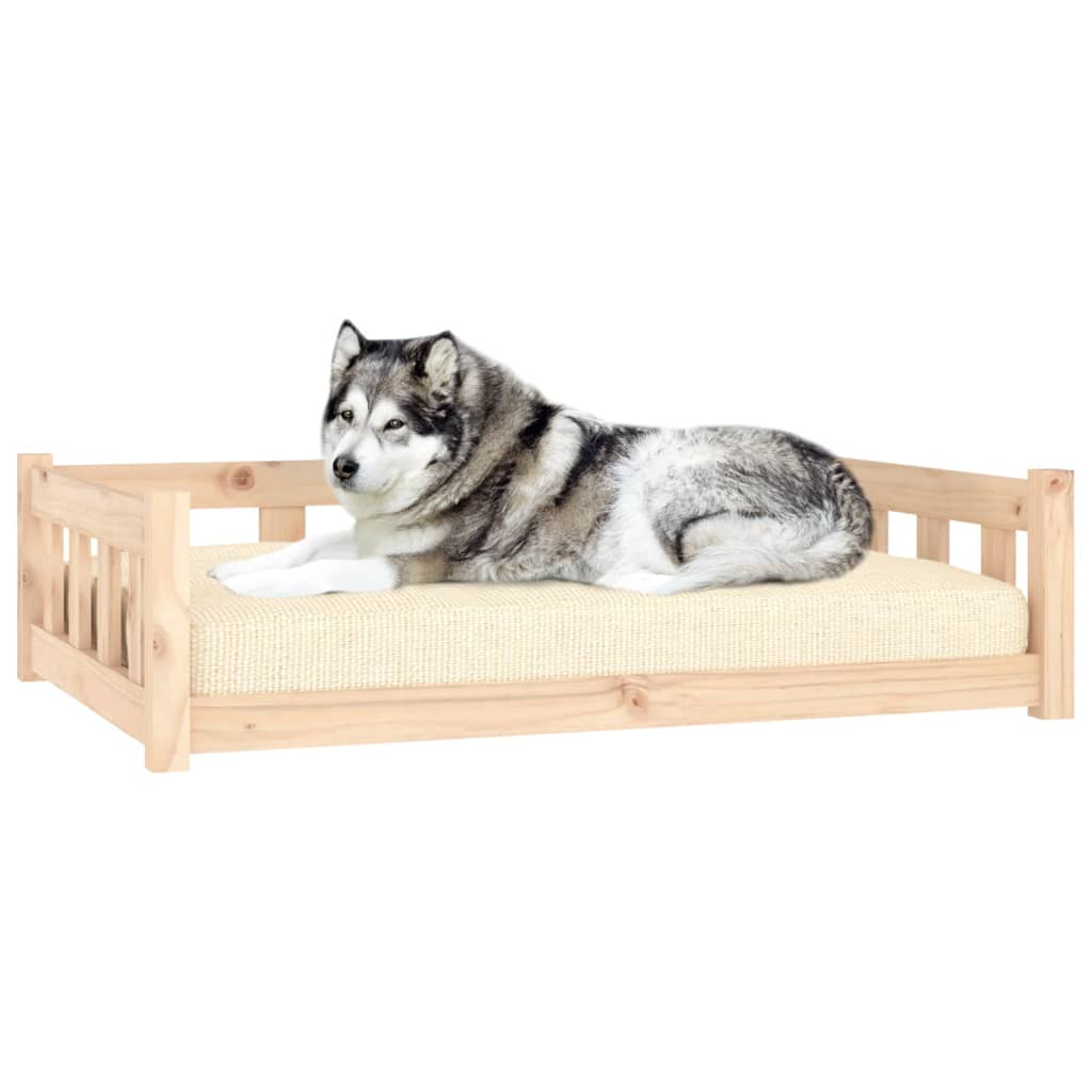 Cama para perros 105,5x75,5x28 cm Madera maciza de pino