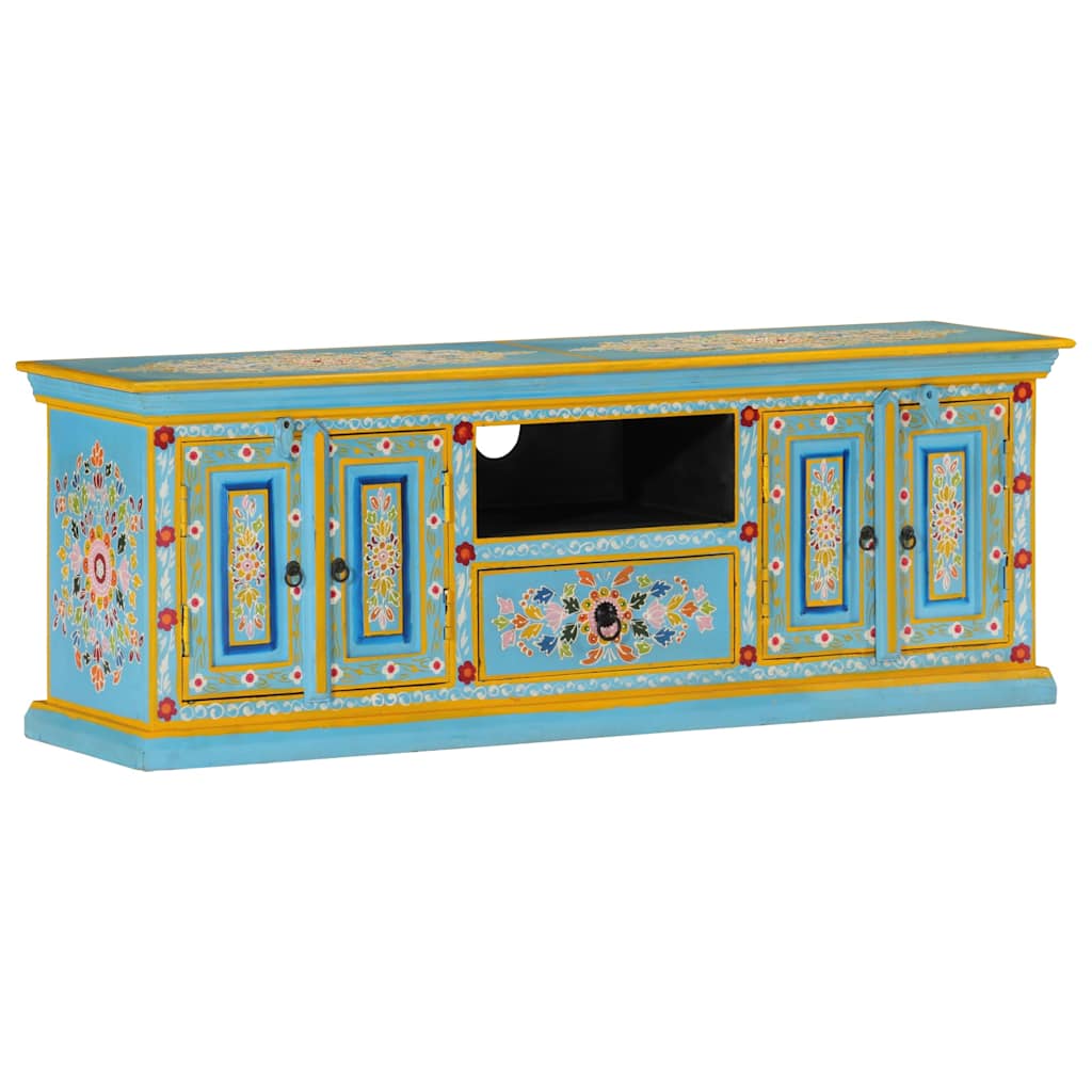 Mueble de TV madera maciza de mango 110x30x41 cm