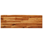 Juego de comedor con borde vivo 3 piezas madera maciza acacia