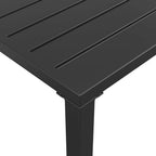Juego de comedor de jardín 2 piezas acero gris antracita