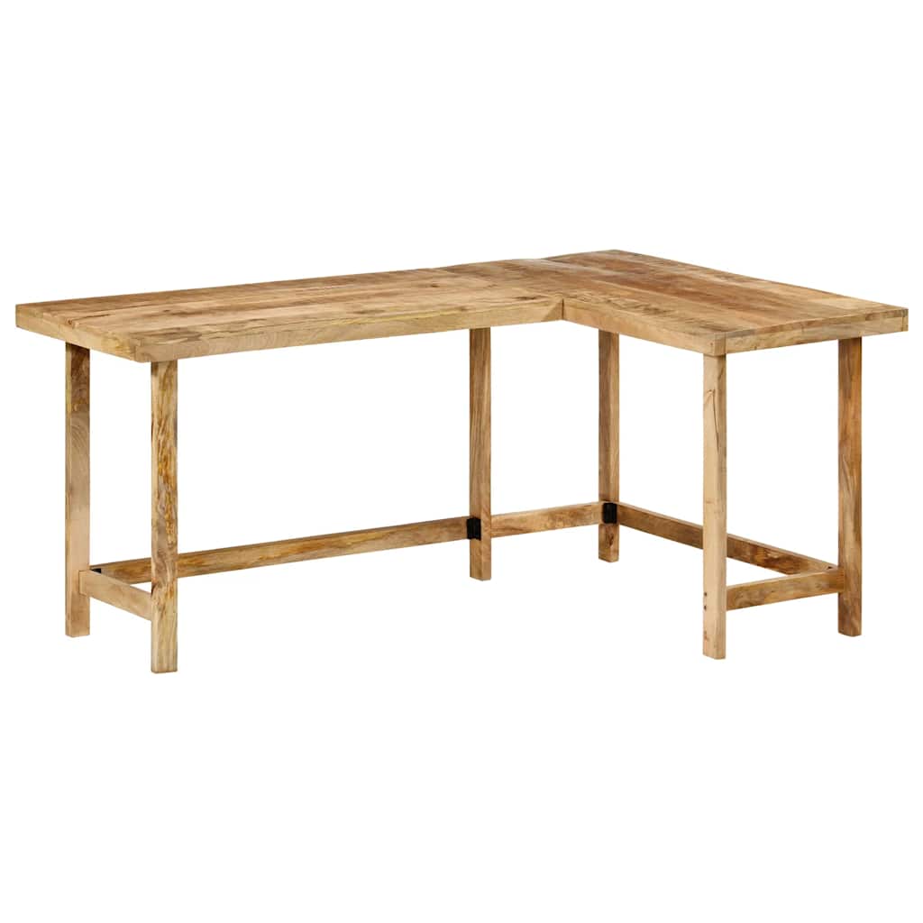 Escritorio de madera maciza de mango 180x120x76 cm