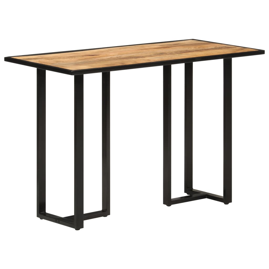 Mesa de comedor madera maciza de acacia negra 140x70x76 cm
