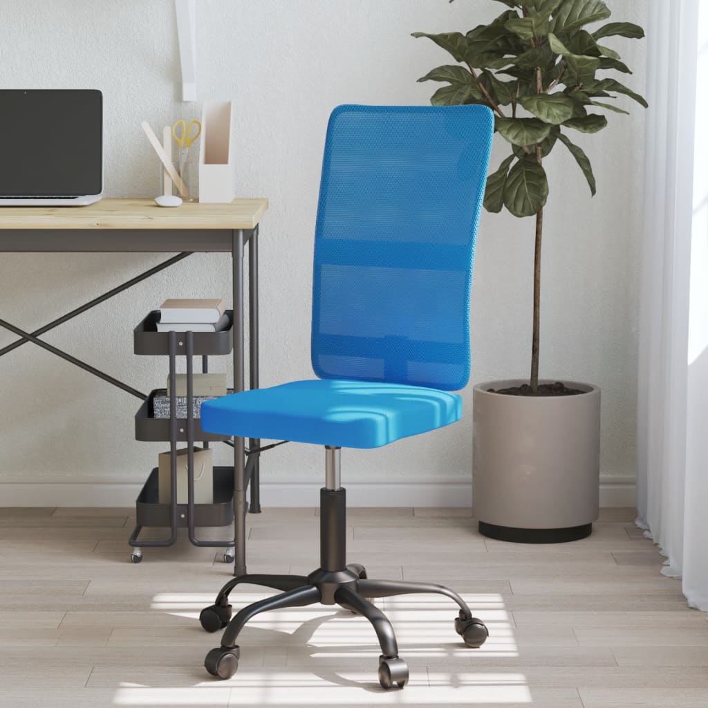 Silla de oficina altura ajustable tela gris claro