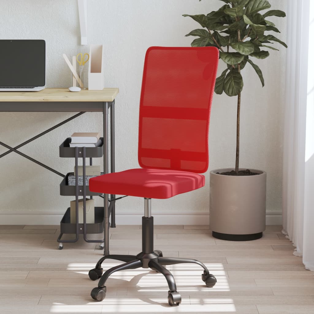 Silla de oficina altura ajustable tela gris claro