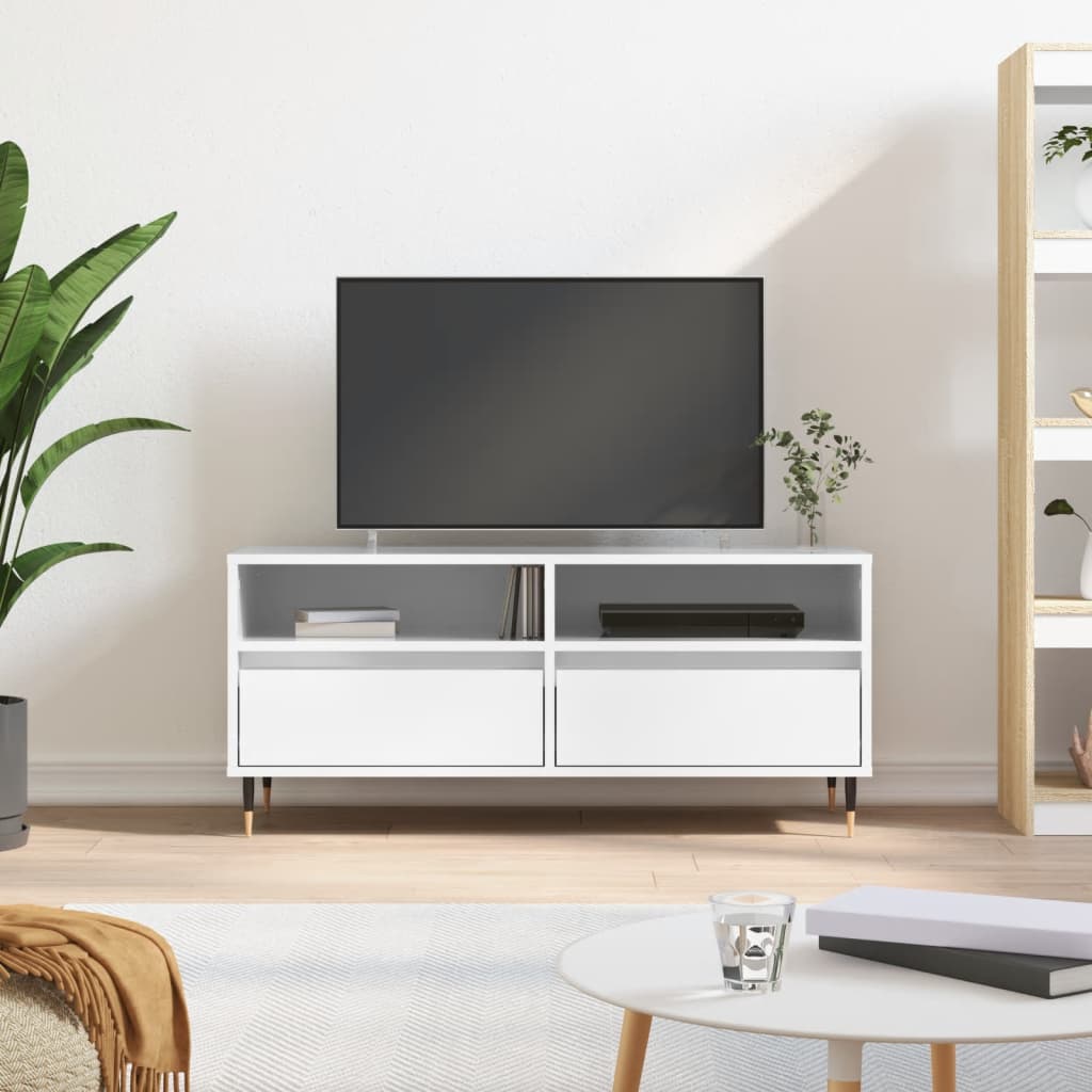 Mueble de TV acero laminado en frío antracita 202x39x43,5 cm