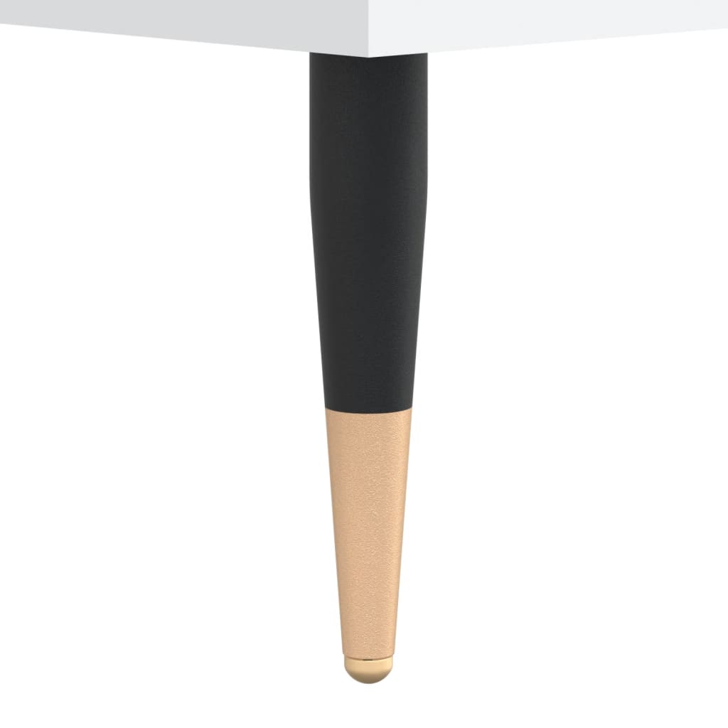 Armario de baño madera contrachapada blanco 30x30x190 cm