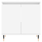 Armario de baño madera de ingeniería blanco 58x33x60 cm