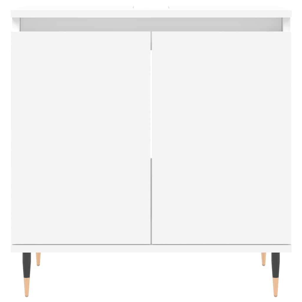 Armario de baño madera de ingeniería blanco 58x33x60 cm