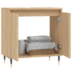 Armario de baño madera de ingeniería roble Sonoma 58x33x60 cm