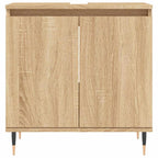 Armario de baño madera de ingeniería roble Sonoma 58x33x60 cm
