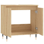 Armario de baño madera de ingeniería roble Sonoma 58x33x60 cm