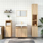Armario de baño madera de ingeniería roble Sonoma 58x33x60 cm