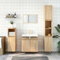 Sonoma Oak Engineered Wood Bathroom Cabinet 58x33x60 cm
