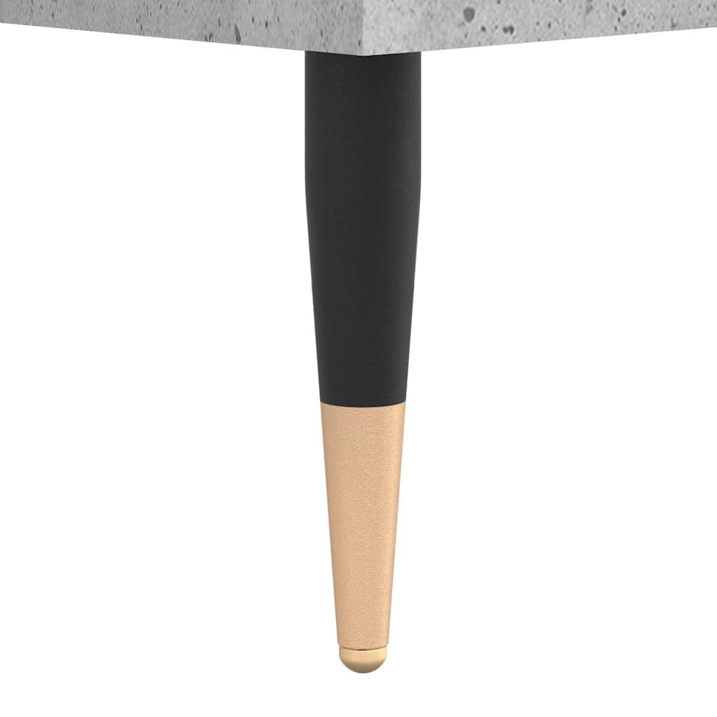 Armario de baño madera de ingeniería gris hormigón 58x33x60 cm