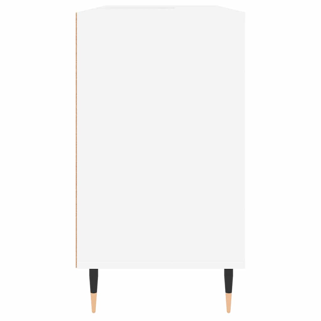 Mueble de baño madera de ingeniería blanco 80x33x60 cm