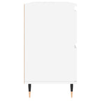 Mueble de baño madera de ingeniería blanco 80x33x60 cm